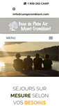 Mobile Screenshot of camptremblant.com